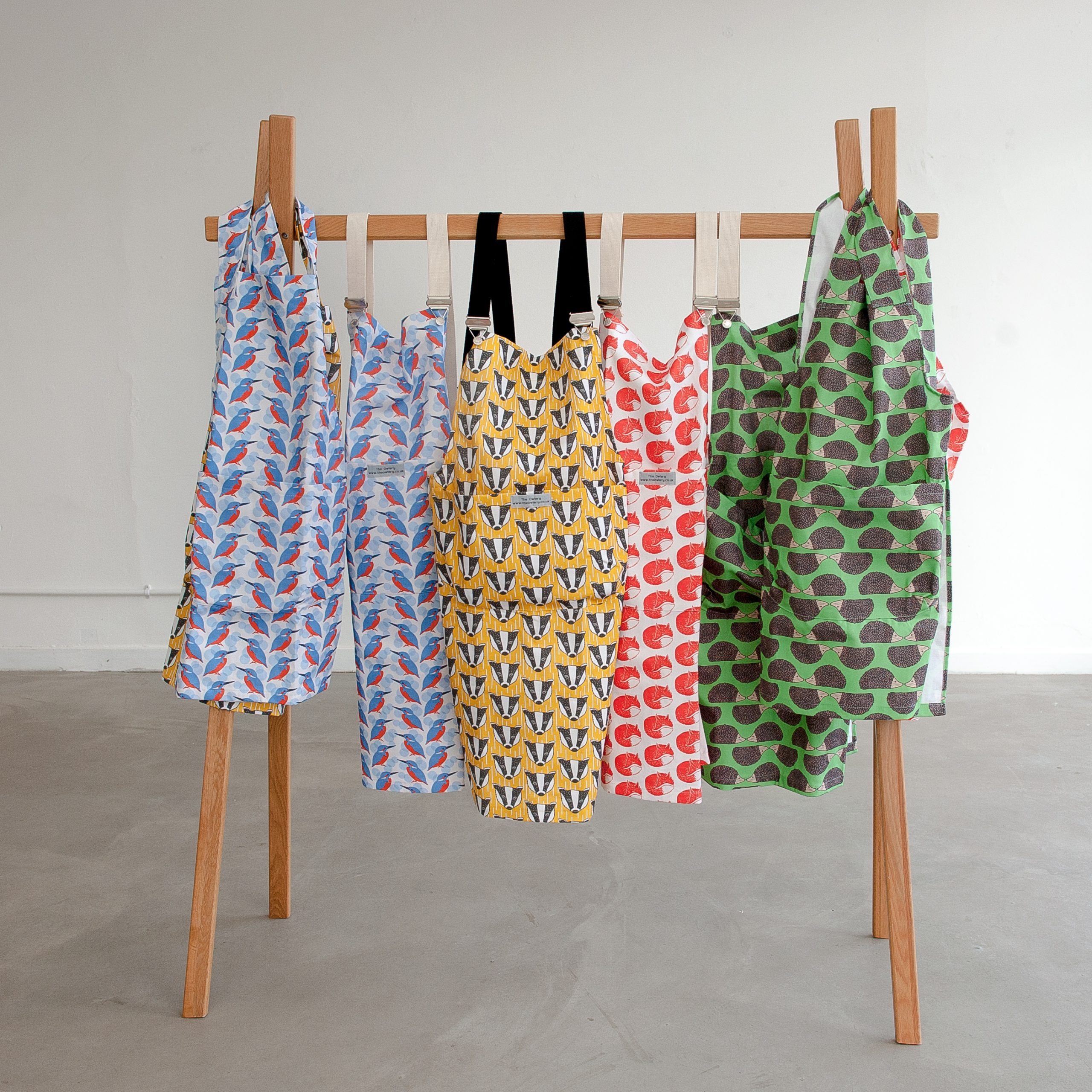 The Owlery Crafter and Florist Aprons