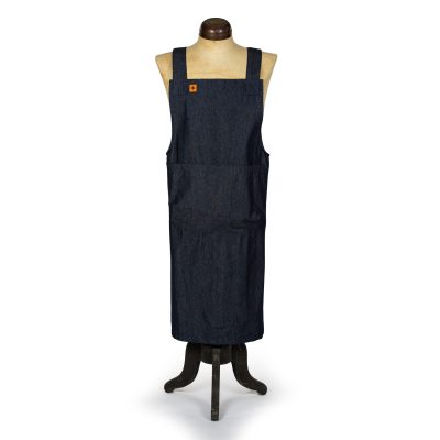 The Basic Canvas Apron in Navy