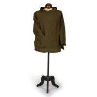 Khaki Linen Workwear Smock