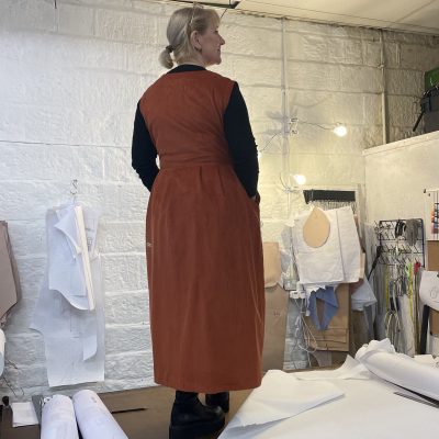 Sleeveless Wrap - Rust