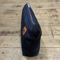 THE ZIPPED POUCH DENIM BACK